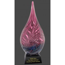 AGS65 Multi-Color Raindrop Art Glass